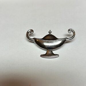 Elegant Silver Brooch